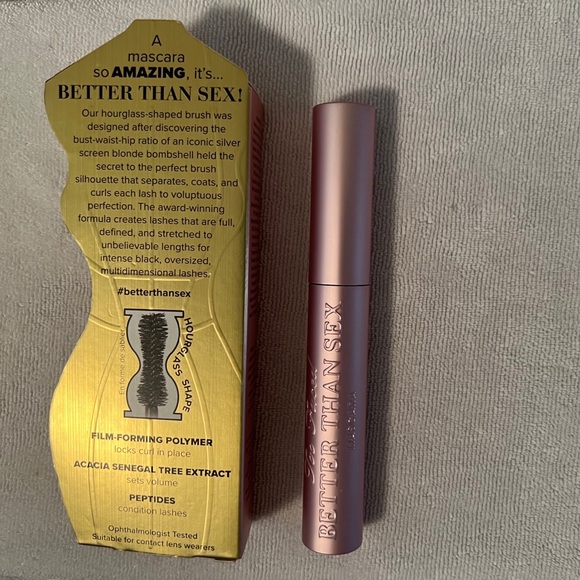 💋NIB💋 TOO FACED Better Than Sex Mascara Volumizing & Lengthening Mascara 💋NEW - Picture 4 of 10